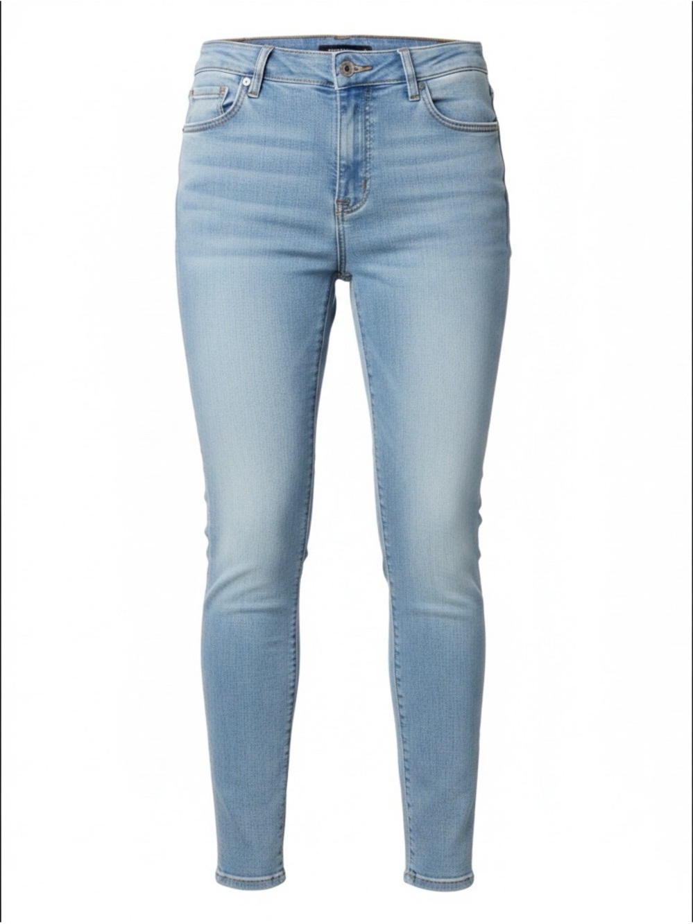 Light Blue High-Rise Skinny Jegging